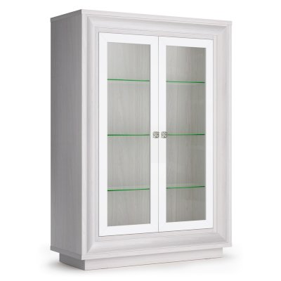 Низкий шкаф со стеклянными дверями Прато 998 (Кураж)